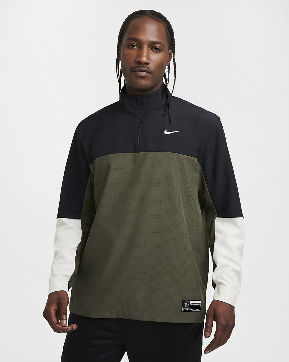 Nike Mens Golf half zip orders jacket